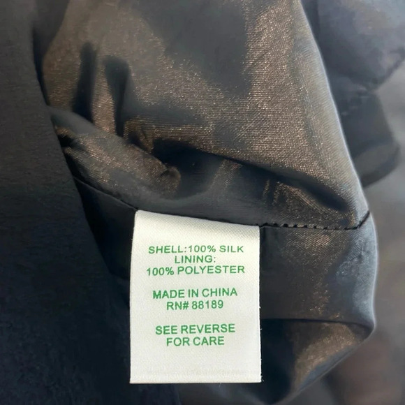 Lilly Pulitzer Naomi One Shoulder Silk Chiffon Cocktail Dress in Black Women’s 4 - Picture 7 of 7